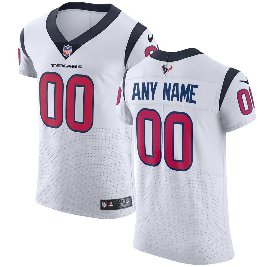 Houston Texans Custom Letter and Number Kits For White Jersey Material Vinyl